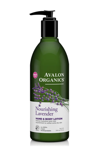Avalon Organics Hand & Body Lotion Nourishing Lavender