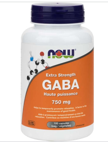 Now GABA 750 mg extra strength