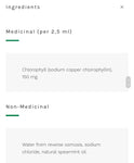 Chlorophyll concentrate 15x