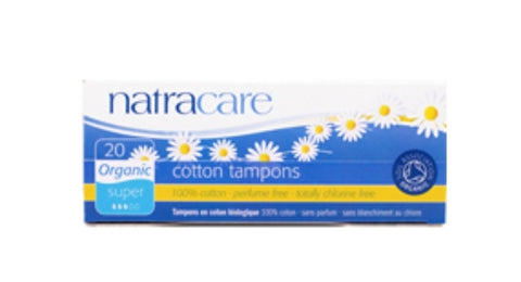 Natracare Regular Cotton Tampons 20count