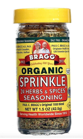  Bragg, Sprinkles & Herbs Spices, 1.5 Oz : Mixed Spices And  Seasonings : Grocery & Gourmet Food