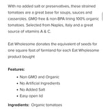 Eat Wholesome Organic Strained Tomatoes (passatta)