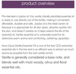 Aura Cacia Vanilla in Jojoba Oil 15ml