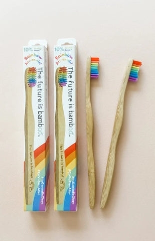 The Future Bamboo Adult Rainbow Toothbrush