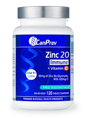 Canprev Zinc Immune + Vitamin C 120veg caps