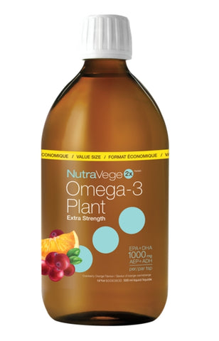 NutraVege Omega- 3 Plant Extra Strength 500ml