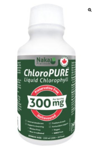 Naka ChloraPure Liquid Chlorophyll 250mg unflavoured