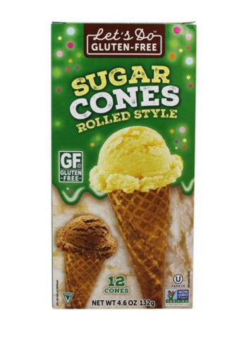 Let's Do Gluten Free Sugar Cones 132g