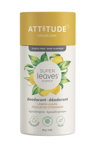 Attitude Plastic Free Deodorant Lemon Leaves 85g