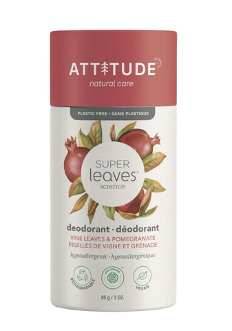 Attitude Plastic Free Deodorant Red Vine Leaves 85g