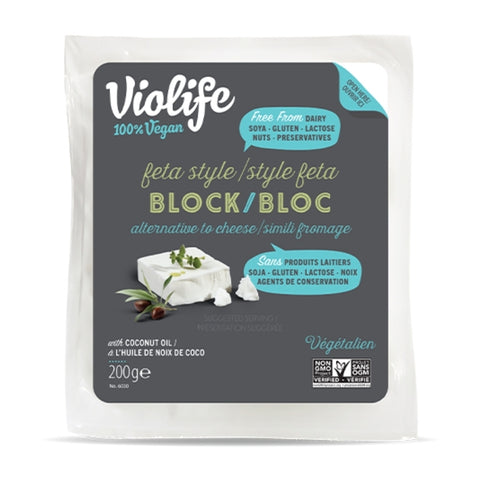 Violife Feta Style Plant Based Cheese Block 200g
