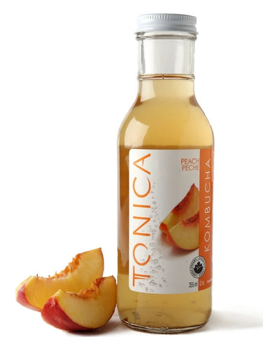 Tonica Kombucha - Peach 355ml