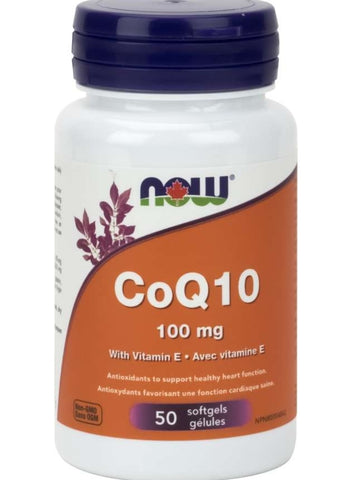 Now CoQ10 100mg w/vitamin E 50softgels