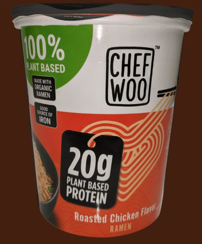 Chef Woo Plant Based Ramen Noodles Roasted Chicken Flavor 71g