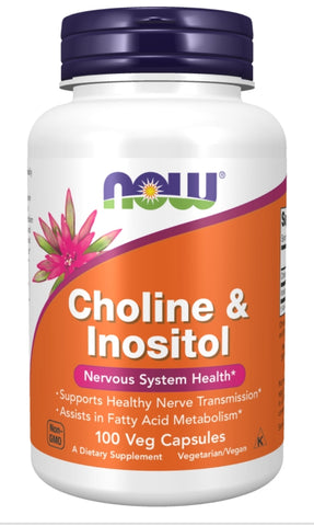 Now Choline and Inositol 100caps