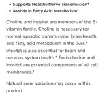 Now Choline and Inositol 100caps