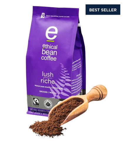 Ethical Bean Organic Fairtrade Ground Coffee - Lush