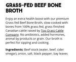 Bone Brewhouse Grass Fed Beef Bone Broth 600ml
