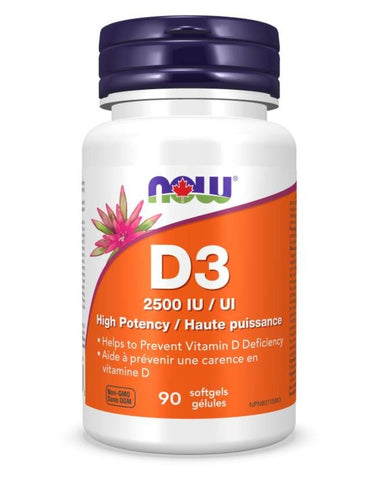 Now Vitamin D 2500iu