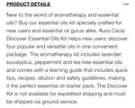 Aura Cacia Discover Essential Oils Kit 4pcs