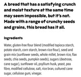 Little Northern Bakehouse Seeds and Grains Gluten Free Bread