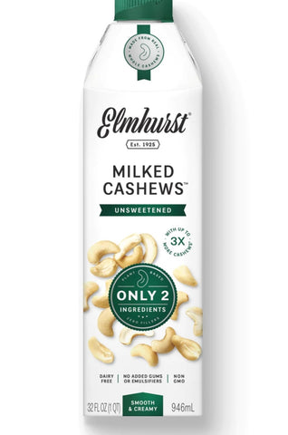 Elmhurst Unsweetened Milked Cashews 946ml