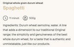 Felicetti Organic Whole Wheat Protein Spaghetti 454g