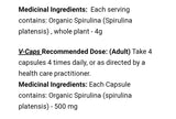 Prarie Organic Spirulina 360 tabs