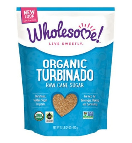Wholesome Sweeteners Organic Demerara Turbinado Sugar 680g