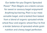 Silver Hills Organic Plain Sprouted Power Bagel 400g