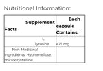 Genestra L- Tyrosine 475mg 60caps