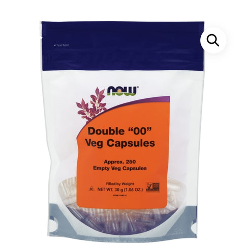 Now Empty “00” Vegetarian Capsules 250's
