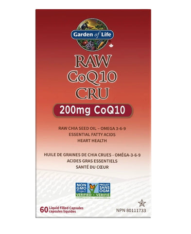 Garden of Life Raw CoQ10 200mg 60cap