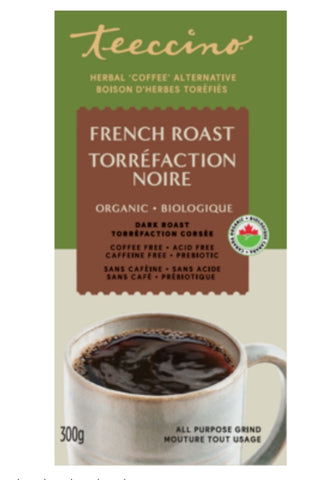 Teechino Organic French Roast Chicory Coffee Alternative 300g