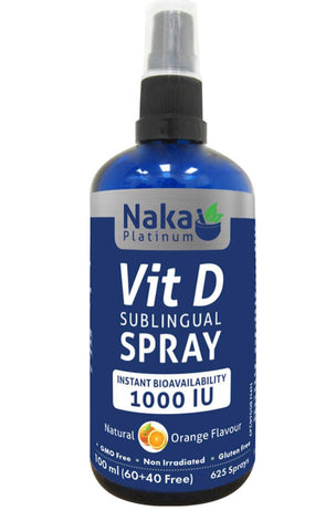 Naka Pro Vit D emulsified sublingual spray