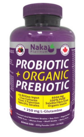 Naka Organic Pro and Prebiotic Powder Berry Flavour 300g