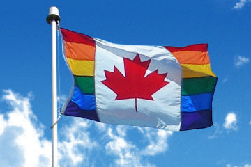 Canada Rainbow Flag