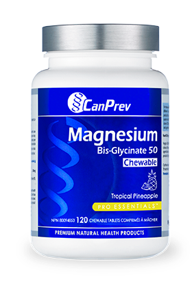 CanPrev Magnesium Bis-Glycinate 50 Tropical Pineapple