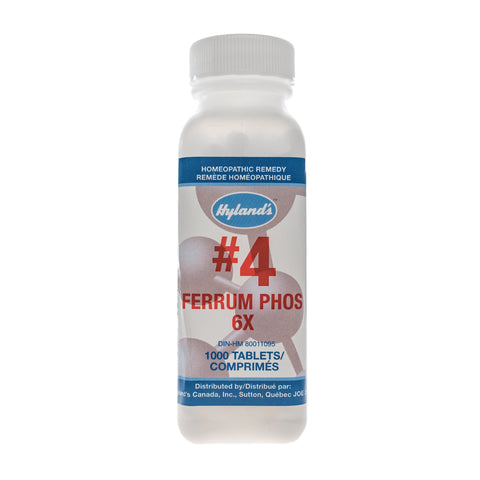 Hyland’s Ferrum phos x6 #4